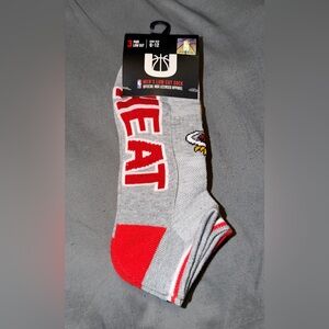 NBA Miami Heat low cut socks